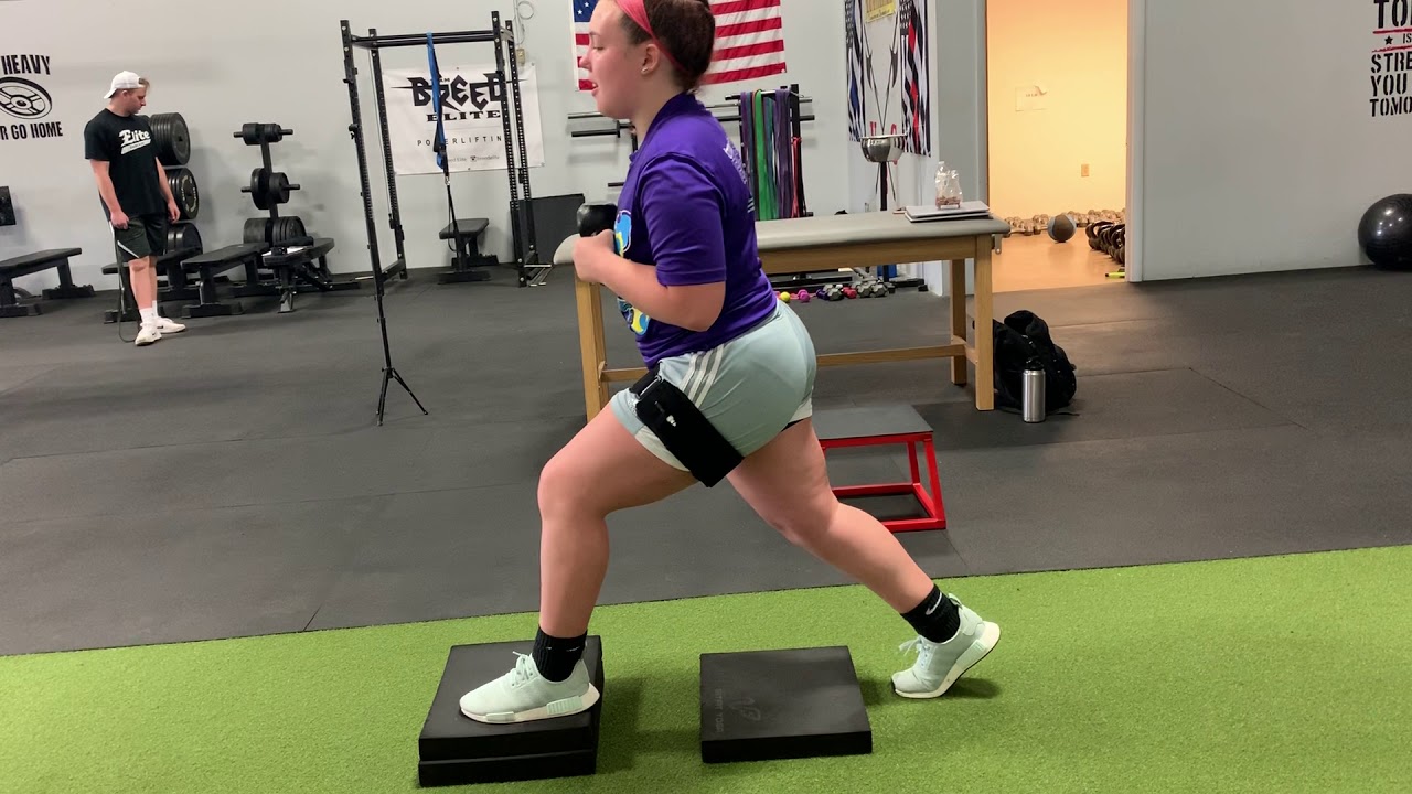 Front Foot Elevated Lunge