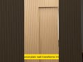 Hidden Sliding Door With Fluted Panels #flutedpanel #hiddendoor