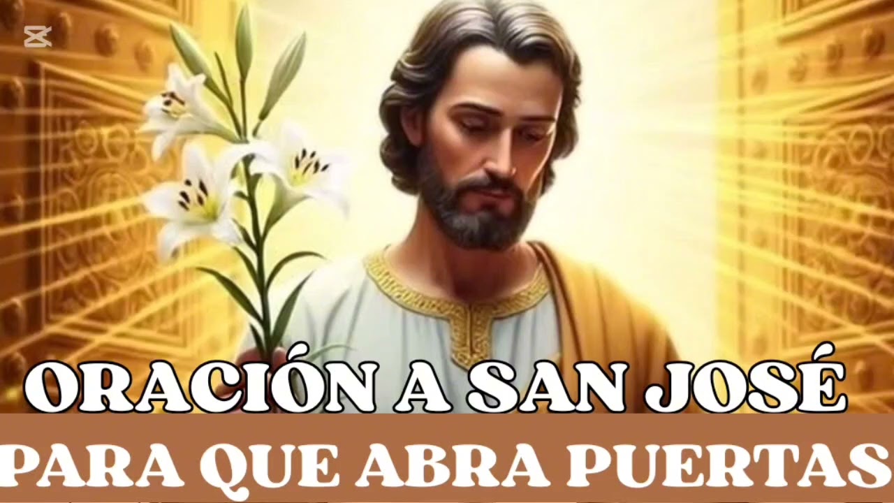 Oración a San José para abrir puertas de trabajo y bendición 