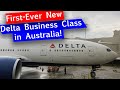 Delta Air Lines Refurbished 777 from SYD to LAX - NEW Delta One Suites