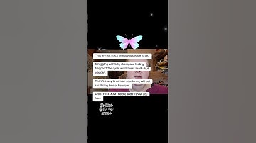 "You are not stuck unless you decide to be." Struggling with bills, stress, and feeling trapped? The