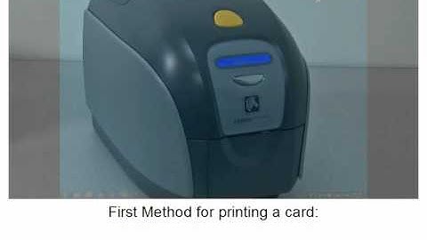 ISG Zenith ZXP1 05 - Manual Card Feed