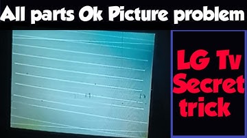 LG Tv No light problem repair,  Secret trick 👍.  White reetless line. 🇮🇳🇮🇳🇮🇳