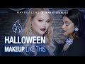 Fire & Ice Halloween Makeup Tutorial Ft. NikkieTutorials + Cathyobv | Maybelline New York