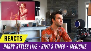 Producer Reacts to Harry Styles LIVE - KIWI Three Times + Medicine