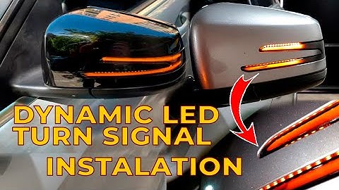 How to Install Dynamic LED Turn Signal Light for Your MERCEDES W212, W204, W176, S204, A207, X156