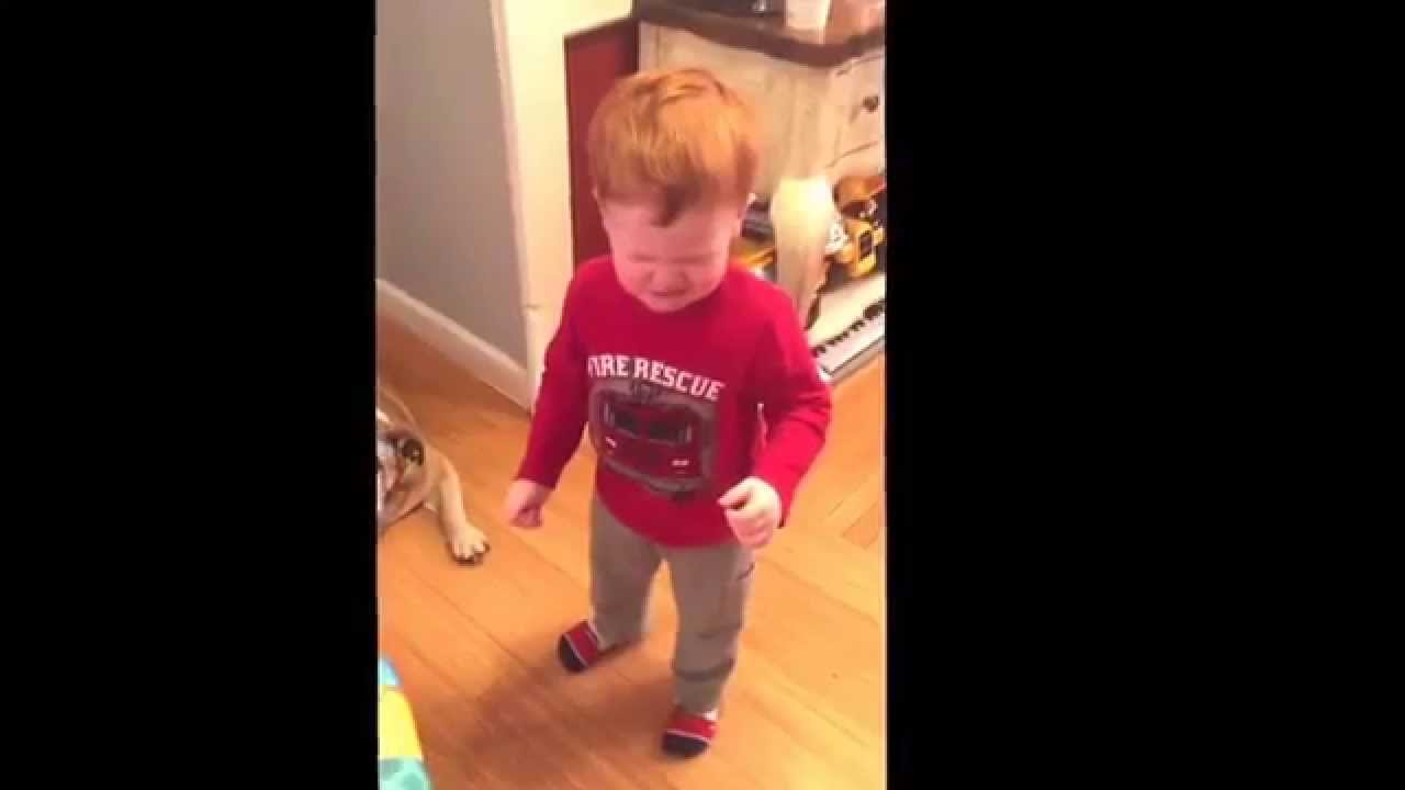 ***Funny*** 2 yr old angry! "I've got your nose!!!"