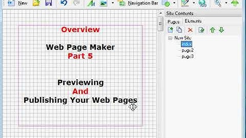 Web Page Maker Part 5   YouTube flv- تصميم المجلة الالكترونية
