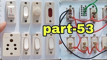 4 switch 1socket 1fuse 1indicator 1 regulator board wiring connection || part-53
