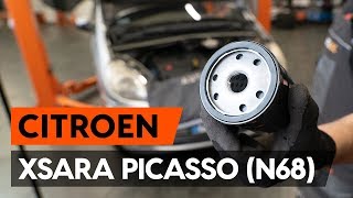 Ako vymeniť Olejový filter na CITROËN XSARA PICASSO (N68) - video sprievodca