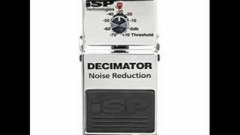 ISP Technologies Decimator Noise Reduction Pedal