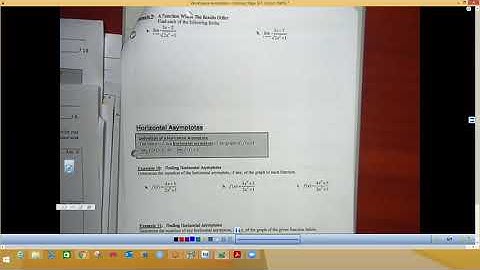 1.15 horizontal asymptote and x approaching infinities