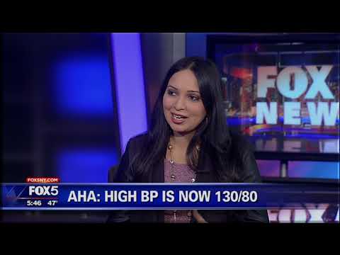 American Heart Association: High BP Is Now 130/ 80 (November 13, 2017)