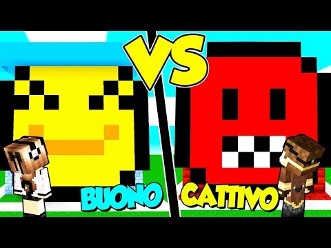 CASA BUONA contro CASA CATTIVA su MINECRAFT!!