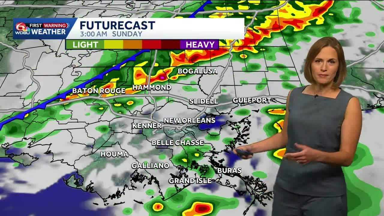 Strong thunderstorms expected overnight Saturday - YouTube