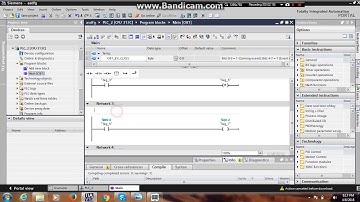how to use set reset in siemens plc #software #TiaPortal