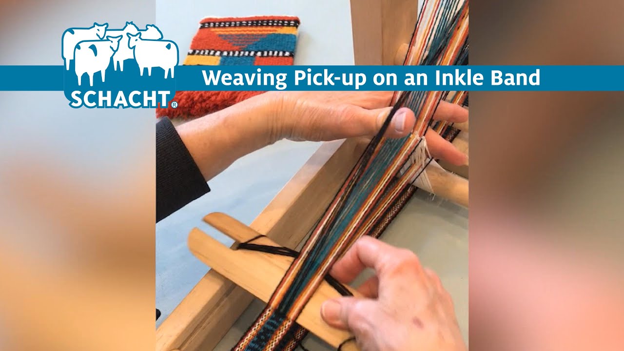 Inkle Loom Pick-up Weaving - YouTube