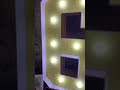 Marquee numbers that upgrade your photo booth!
