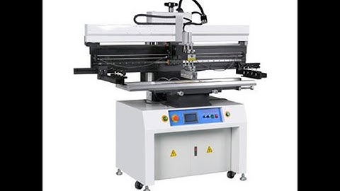 High Quality SMT solder paste printer semi-automatic PCB printer