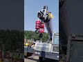 16 ton homemade crane! High and low speed, three rows of outriggers, telescopic counterweight box