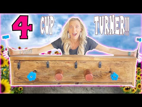 How to Make a Tumbler Turner with Video - Angie Holden The Country Chic  Cottage