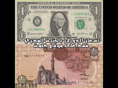 سعر الدولار فى مصر اليوم 26 5 مايو 2013 فى البنوك والسوق السوداء
