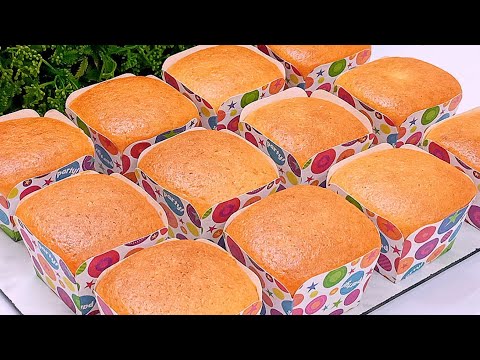 كب كيك الفانيليا بأسهل وأنجح طريقة كيك اسفنجي هش وخفيف بمقادير مظبوطه جدا لزوم المدارس