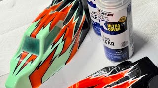 Sealing and protecting the inside of your custom painted Rc car bodies.