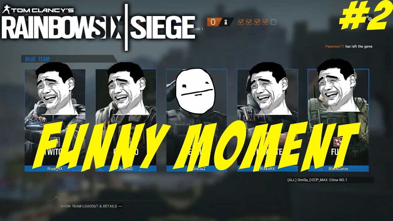 Rainbow Six Siege Funny Moment #2 - YouTube