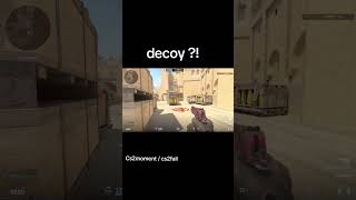 decoy actually almost messed it up 💀 #cs2 #cs2moments #decoy #counterstrike2 #onetap #tiktokvideo