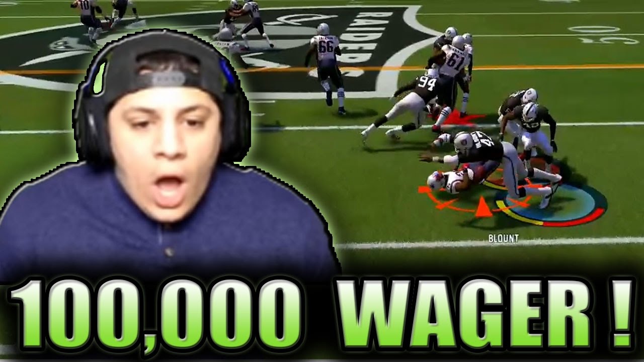 WHAT A HIT! HE MURDERED HIM! (100K WAGER) - MADDEN 17 ULTIMATE TEAM