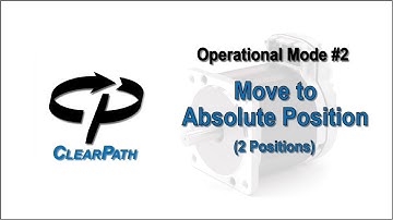 ClearPath Integrated Servo: Move to Absolute Position (2 Positions)