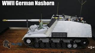 OKMO 1/16 WWII German Nashorn Tank kit