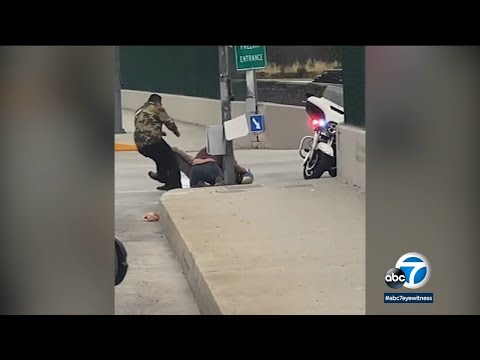 Good Samaritan saves CHP officer trapped in headlock