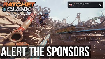 Alert the Sponsors Trophy (Perform Five Trick Jumps On A Grind Rail) - Ratchet & Clank: Rift Apart