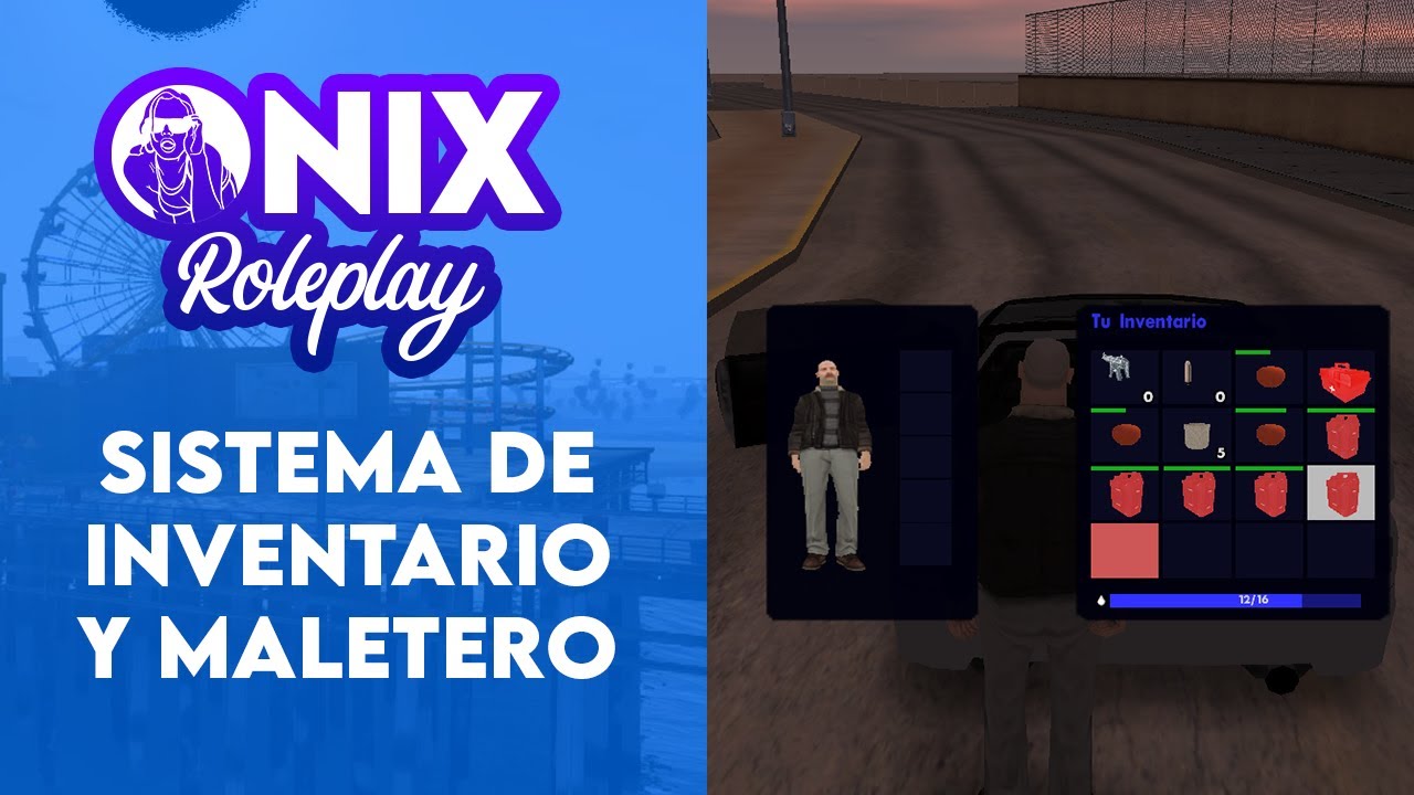 Onix Rp 📢 INVENTARIO Y MALETERO | ONIX RP DEVBLOG #1 #samp - YouTube