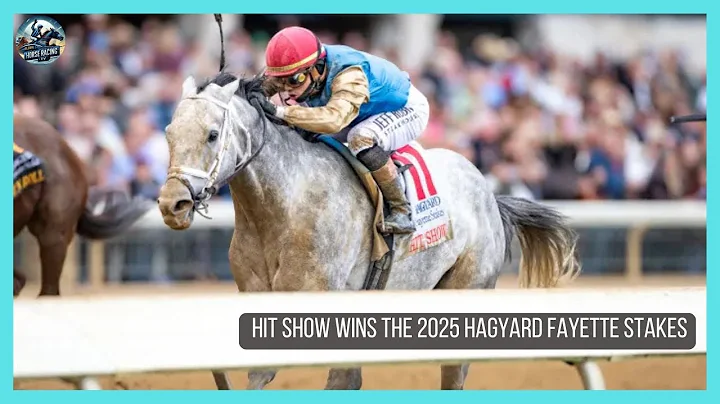 Dubai World Cup winner HIT SHOW wins the G3 Hagyard Fayette at Keeneland!