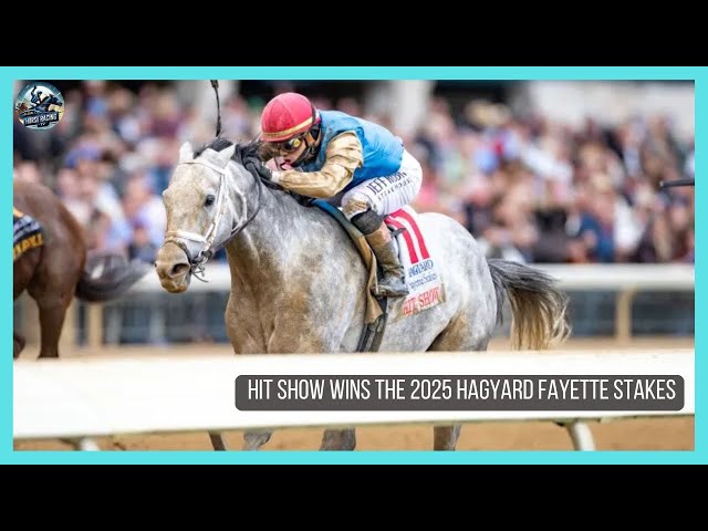 Dubai World Cup winner HIT SHOW wins the G3 Hagyard Fayette at