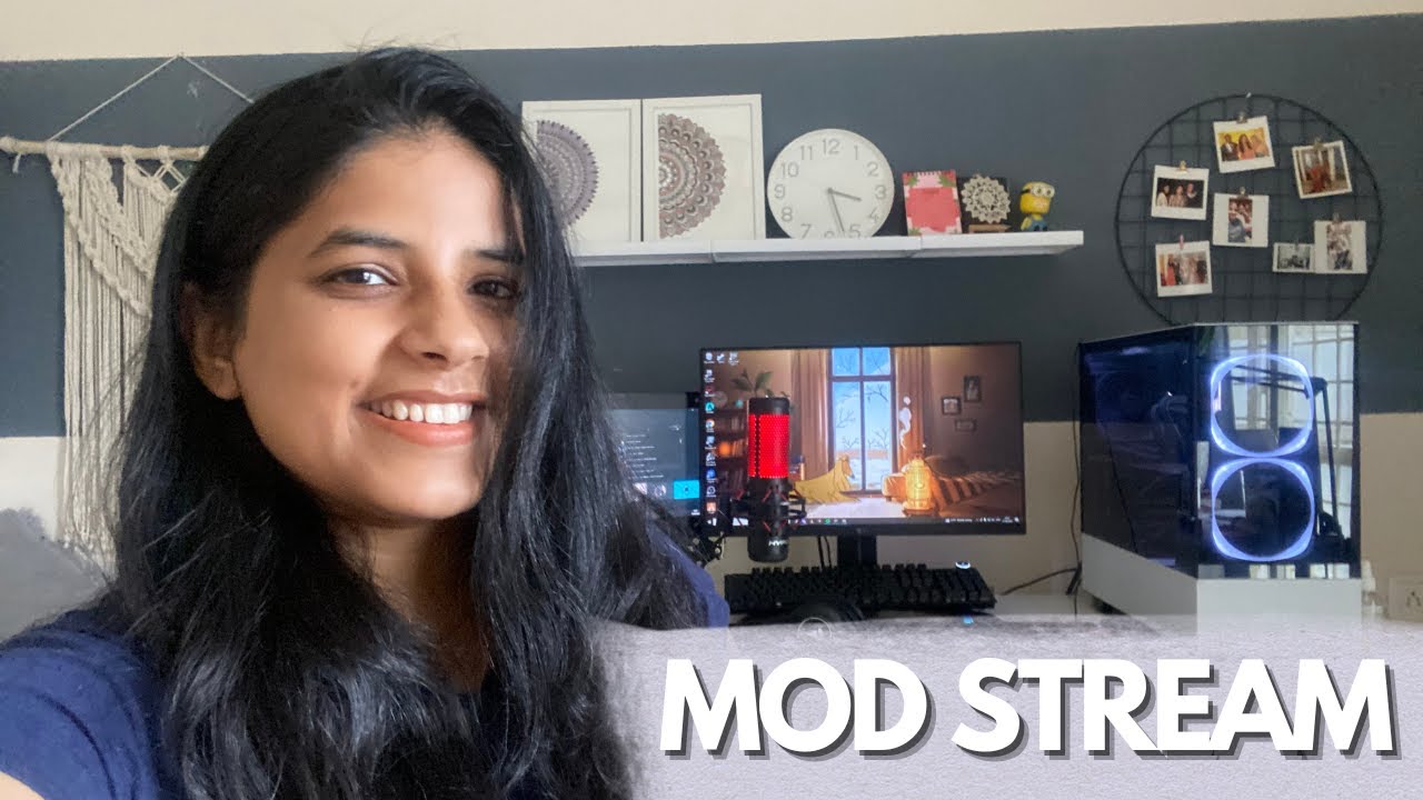 Moderator Stream With Her New Setup | Sunday Special - YouTube