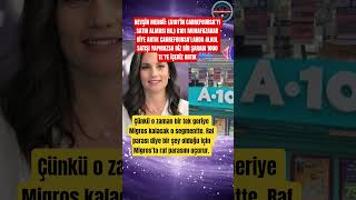 Nevşin Mengü; Birtek Geriye Migros Kalıyor