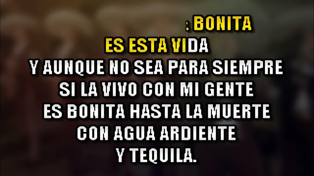 Emilio Rey Que bonita es esta vida KARAOKE Mariachi Vargas YouTube