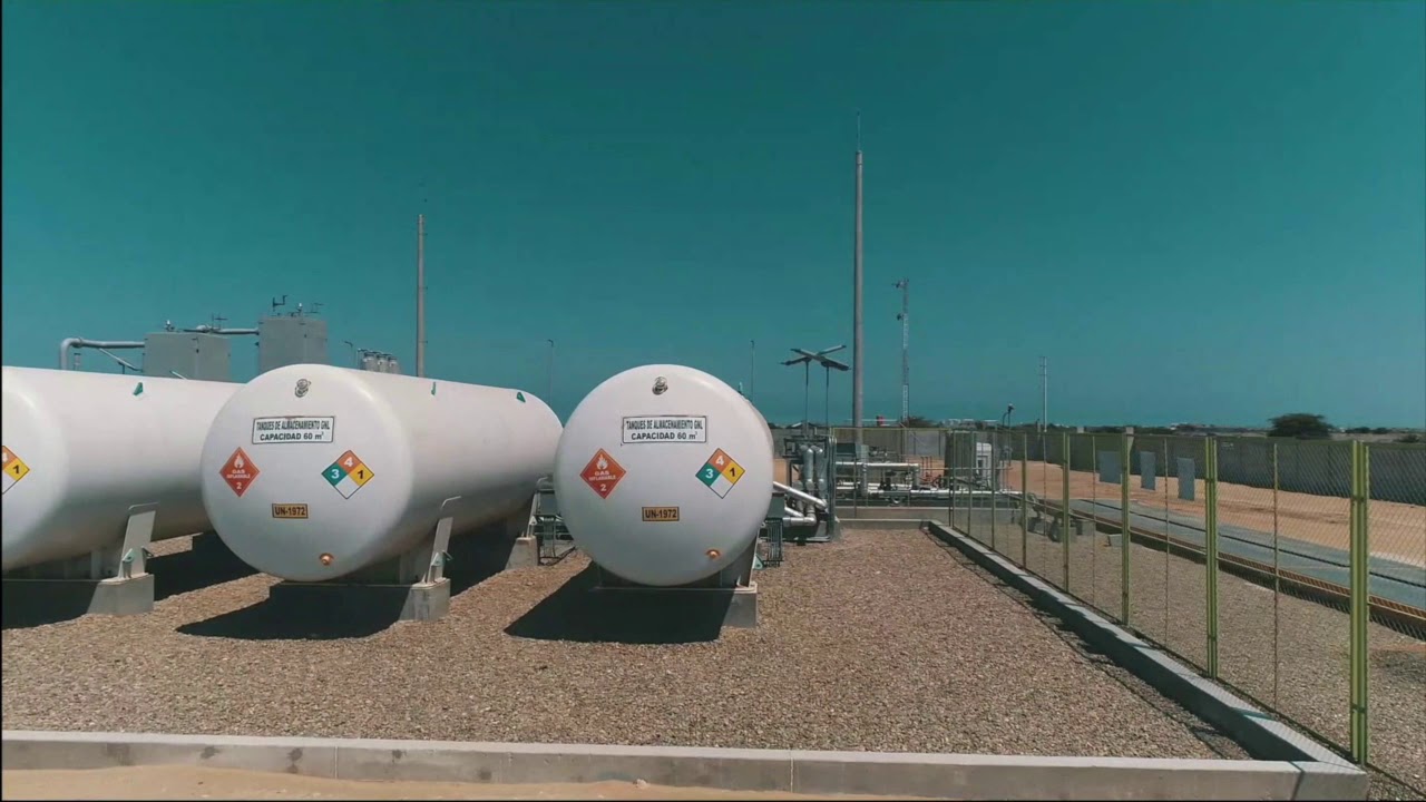 Drone Video of Okra Energy's LNG Facility in Perú YouTube