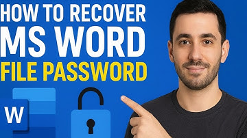 How to Recover MS Word File Password (100% Working Method 2025) ✅