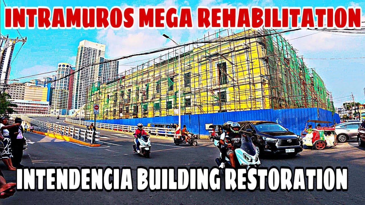 INTRAMUROS MANILA MEGA REHABILATION! INTENDENCIA BUILDING RESTORATION UPDATE. MANILA TOURISM!