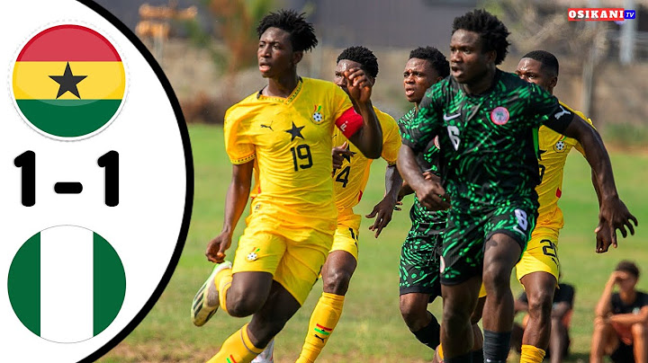 GHANA VS NIGERIA(1-1) ALL GOALS & HIGHLIGHTS - WAFU B U20 BOYS CUP-BLACK SATELLITES VS FLYING EAGLES