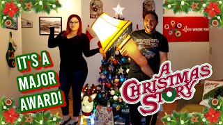 IT'S A MAJOR AWARD!!! Unboxing my Christmas Story Leg Lamp!