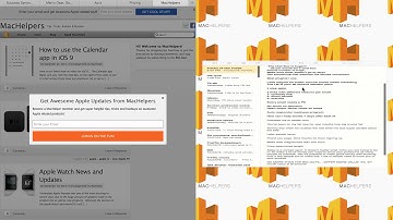 How to use Split Screen El Capitan - Apple OS X 10.11