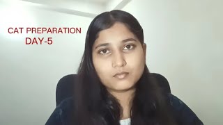 Day-5/75 CAT PREPARATION CHALLENGE JOURNEY 2026 |Productive session |documenting |cat vlog|