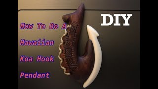 How To Do A Hawaiian Koa Hook Pendant