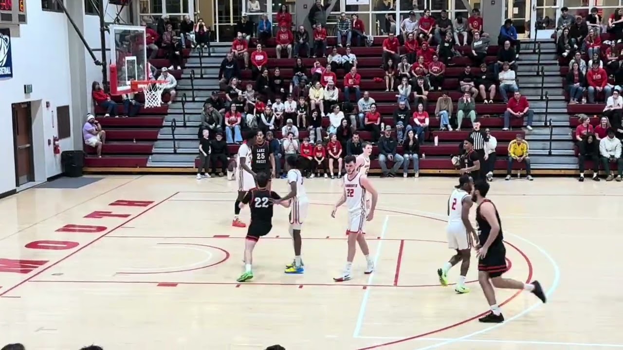 Alex Forowycz Junior Guard Lake Forest College Win vs #1 Monmouth Conference Tournament 2/28/25